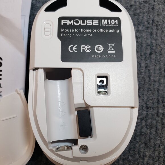 Share Wireless Mouse with Nano Receiver for PC, Mac. Flowers White Butterflies. - Picture 5 of 11